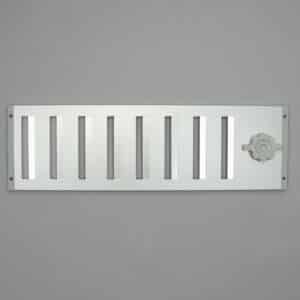 3-5015 Schuifrooster, aluminium 150 mm. hoog