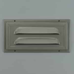 6-3015S Schoepenrooster, opbouw, aluminium, heavy-duty steengrijs, RAL 9007