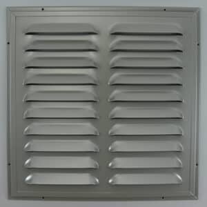 6-5454S Schoepenrooster, opbouw, aluminium, heavy-duty steengrijs, RAL 9007