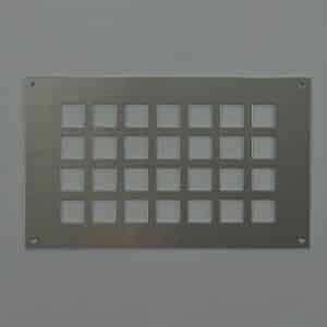 7-2515A Ventilatieplaat, aluminium mill-finish