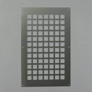 7-2540A Ventilatieplaat, aluminium mill-finish