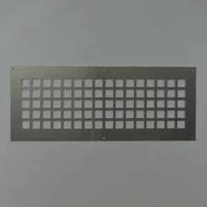 7-5020A Ventilatieplaat, aluminium mill-finish