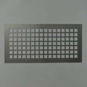 7-5025A Ventilatieplaat, aluminium mill-finish