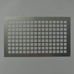 7-5030A Ventilatieplaat, aluminium mill-finish