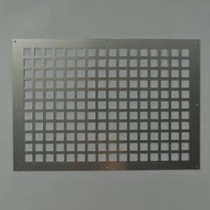 7-5035A Ventilatieplaat, aluminium mill-finish