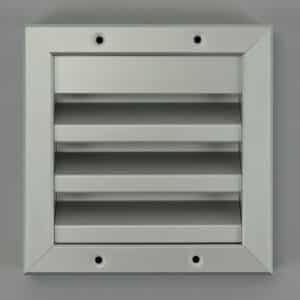 G21-1717 Lamellenrooster, aluminium, opbouw