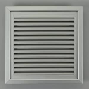 G2W-2525AA Lamellenrooster, aluminium, v-lamel, uitneembaar geanodiseerd