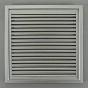 G2W-4040AA Lamellenrooster, aluminium, v-lamel, uitneembaar geanodiseerd