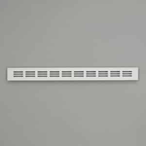 G61-4004 Ventilatiestrip, aluminium, extrusie, 40 mm