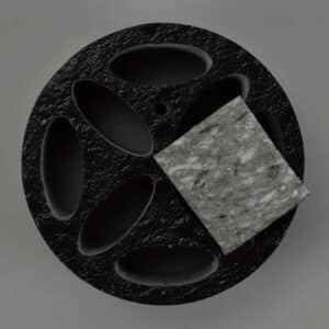 GDR-125 Demper, rond, buis 125 mm zwart