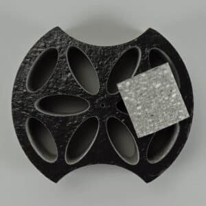 GDR-250 Demper, rond, buis 250 mm zwart