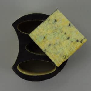 GDR-80 Demper, rond, buis 80 mm zwart